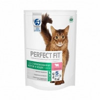 Сухой корм для кастрированных котов и стерилизованных кошек Perfect fit Sterile с говядиной 650г