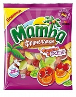 Конфеты Mamba Фрумеладки фрукты и йогурт жевательные 72г