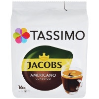 Кофе молотый в капсулах Tassimo натуральный жареный Американо Классико 133г