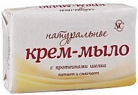 Крем-мыло Невская Косметика натуральное с протеинами шелка, 90 г