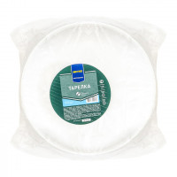 Одноразовые тарелки Metro Professional пластиковые белые 220 мм х 100 шт