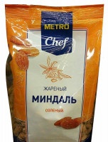 Миндаль Metro Chef жареный соленый 150г