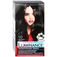 Стойкая краска для волос Luminance 1.0 Благородный черный