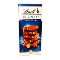 Шоколад Lindt Les Grandes Молочный с фундуком 150г