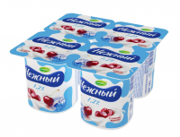 Йогуртный продукт Нежный с соком вишни, 1.2% 100г