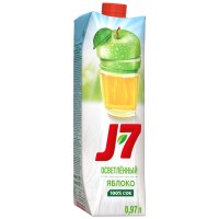 Сок J7 Яблоко 100% 0,97л