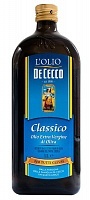 Масло De Cecco Classico Extra Virgin оливковое нерафинированное высшего качества, 1л