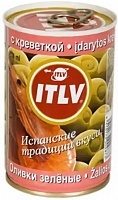 Оливки ITLV с креветкой 314г