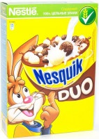 Готовый завтрак Nesquik Duo шоколадный 500г
