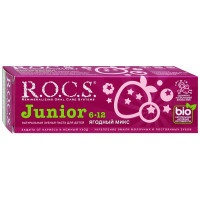 Зубная паста Rocs Junior для детей "Ягодный микс", 74 гр