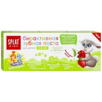 Зубная паста Splat Kids Фруктовое земляника-вишня для детей 2-6 лет 63г
