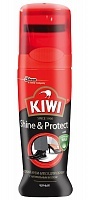 Крем-блеск Kiwi для обуви Shine&Protect черный, 75 мл