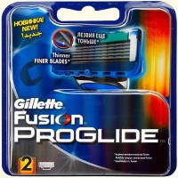 Кассеты Gillette Fusion ProGlide для бритвенного станка, 2 шт