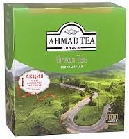 Чай Ahmad Tea зеленый 100пак*2г