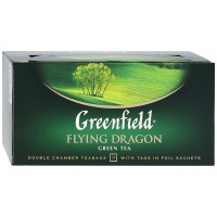 Чай Greenfield Flying Dragon зеленый, 25пак*2г