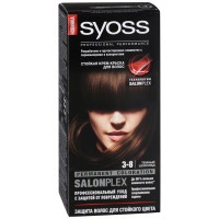 Краска для волос Syoss Color тон 3-8 Темный шоколад, 115 мл