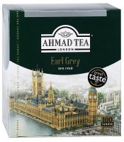 Чай Ahmad Tea Earl Grey черный 100 пак.*2г