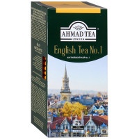 Чай Ahmad Tea English №1 черный, байховый мелкий с ароматом бергамота 25 пак.*2г