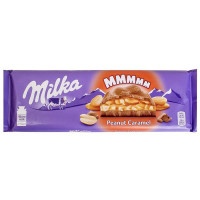 Шоколад Milka карамель арахис, 276г