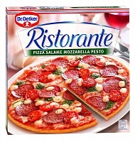 Пицца Dr. Oetker Ristorante Салями Моцарелла Песто, 360г