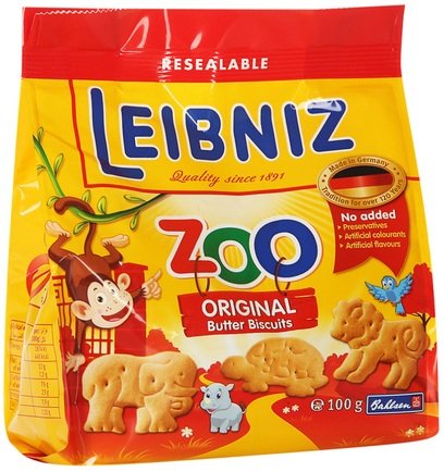Печенье Leibniz Zoo original 100г