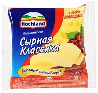 Сыр Hochland плавленый Сырная классика с сыром Маасдам 45% 150г
