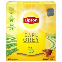 Чай Lipton Earl Grey Black Tea черный 100пак*2г