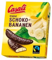Конфеты Casali Schoko-Bananen Суфле в шоколаде банановое, 150г