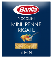 Макаронные изделия Barilla Mini Penne Rigate n.66 из твёрдых сортов пшеницы, 450г