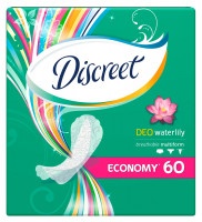 Ежедневные прокладки Discreet Deo Water Lily Multiform, 60 шт.