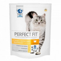 Сухой корм для кошек с чувствительным пищеварением Perfect fit Sensitive с индейкой 650г