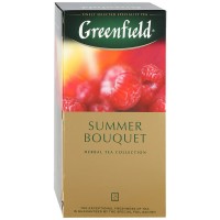 Чай Greenfield Summer Bouguet фруктовый со вкусом малины 25*2г