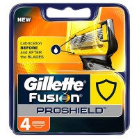 Кассеты Gillette Fusion ProShield сменные для бритвенного станка, 4 шт