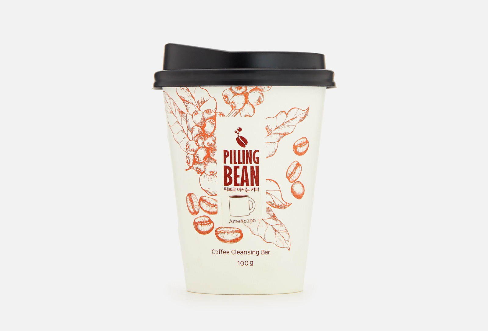 Pilling Bean скраб для тела Лаванда кофейный очищающий.