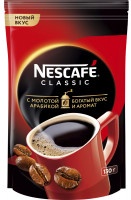 Кофе растворимый Nescafe натуральный растворимый с добав.натур.жареного молотого кофе 130г