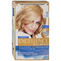 Крем-краска L'Oreal Excellence стойкая для волос Суперосветляющий русый натуральный оттенок 01