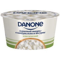 Творог Danone зерненый в йогурте 5% без змж 150г