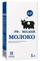 Молоко ProMilker ультрапастеризованное 3,2%, 1л
