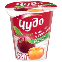 Йогурт Чудо со вксом Вишня-Черешня 2,5% 290г