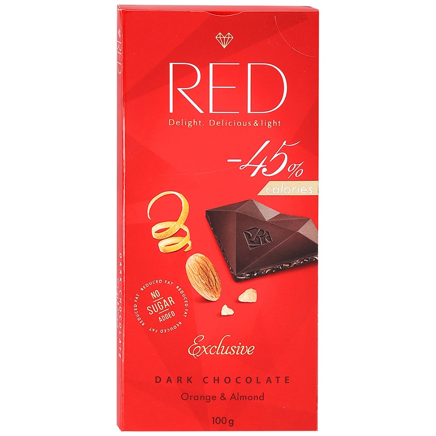 Цены на шоколад. Шоколад Red с апельсином и миндалем. Шоколад темный Red 100 г. Шоколад в красной упаковке. Шоколад Red темный с апельсином и миндалем.