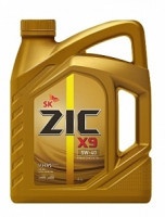 Масло Zic X9 5W-40 моторное синтетическое 4л