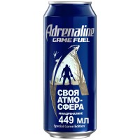 Напиток Adrenalin Game Fuel энергетический 250мл
