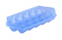 Форма для льда "Phibo", цвет: синий, 16 ячеек