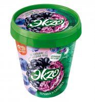 Мороженое Ekzo молочное черника-ежевика, 520г,СЗМЖ