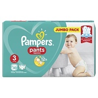 Подгузники-трусики Pampers Pants 3, 6-11 кг, 60 шт.