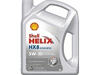 Масло Shell Helix HX8 Synthetic 5W-40 моторное синтетическое 4л