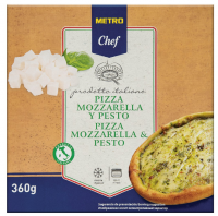 Пицца METRO Chef Моцарелла с соусом песто замороженная 27см, 360г