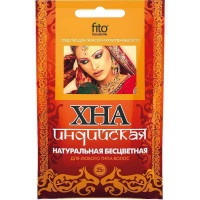 Краска для любого типа волос FitoКосметик Хна Индийская натуральная бесцветная, 25 гр