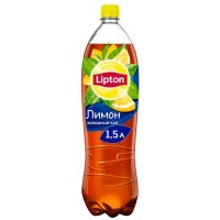 Холодный чай Lipton Лимон, 1,5л