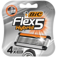 Сменные кассеты Bic Flex 5 Hybrid, 4 шт.